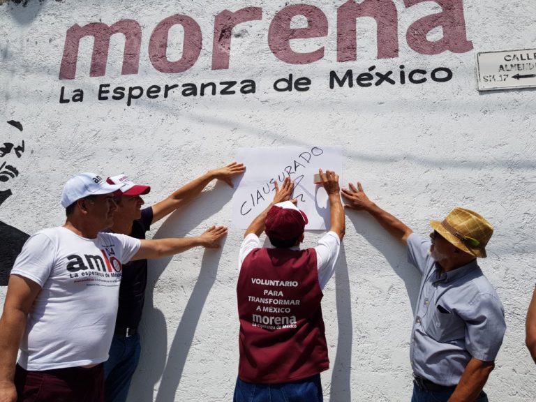 Morenistas de Puerto Morelos no votarán por nadie de este partido