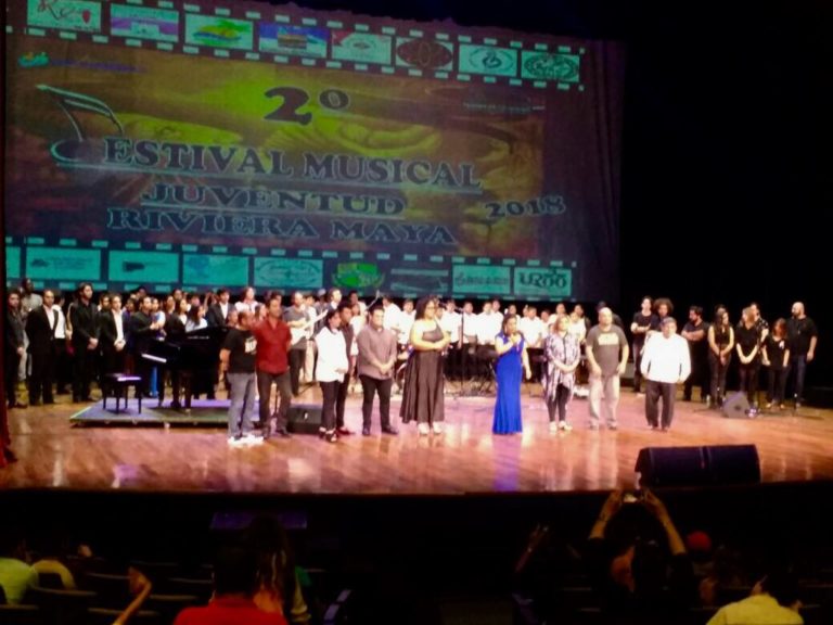 Gran afluencia, energía y talento en el 2do Festival Musical Juventud Riviera Maya