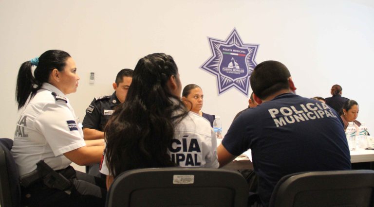 La Policía Municipal de Puerto Morelos mantiene constante capacitación