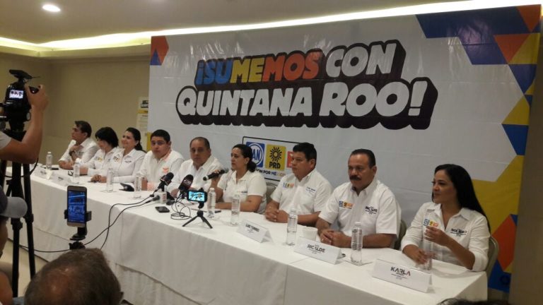 Arrancan candidatos de “Por México al Frente” su campaña