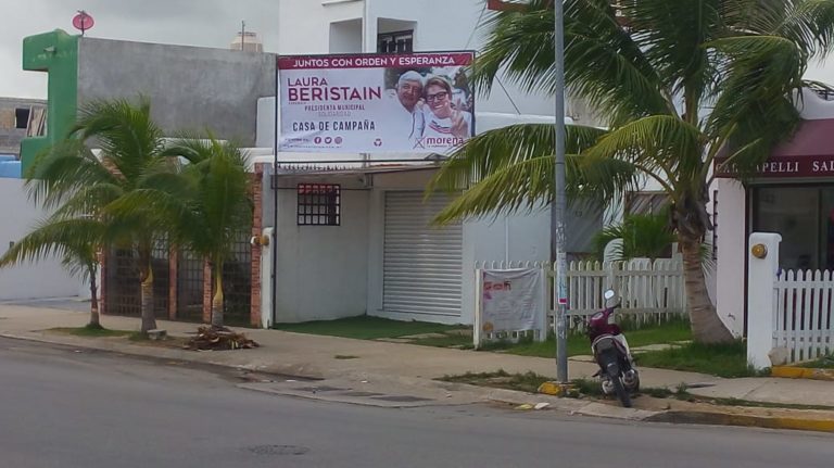 Cerrada al pueblo la “casa de campaña” de Laura Beristain