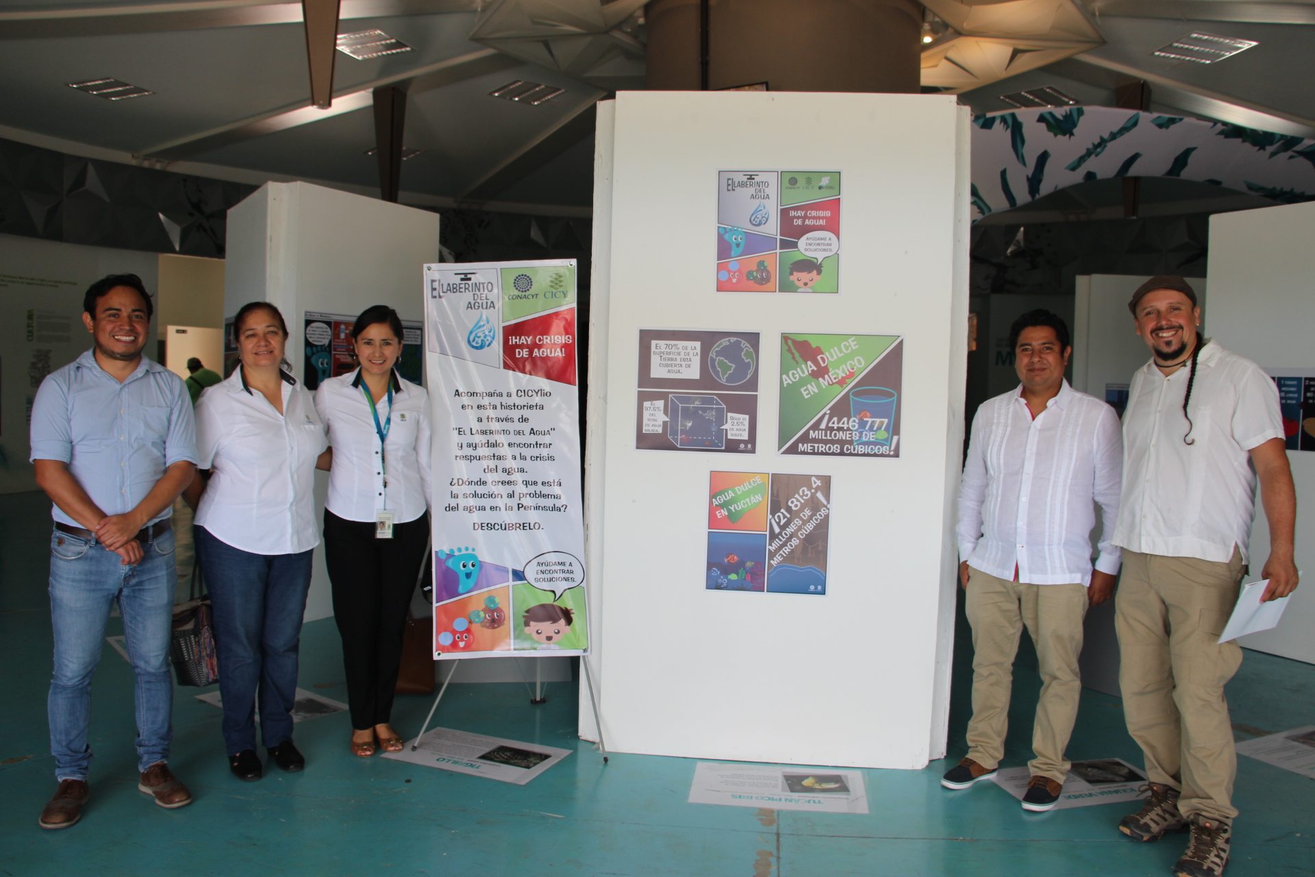 Niños y jóvenes podrán visitar la expo "El laberinto del agua"