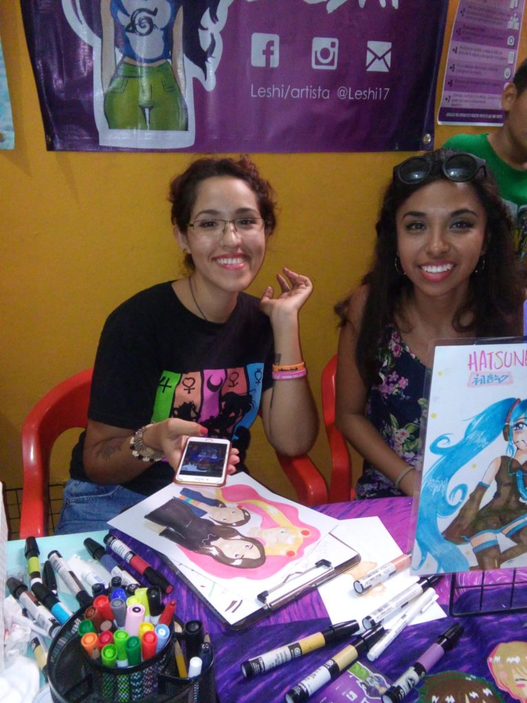 Ella es Leshi y convierte a las personas en anime