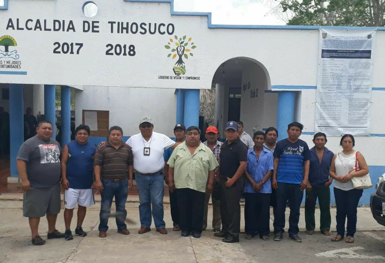 Crean grupo contra la delincuencia en Tihosuco