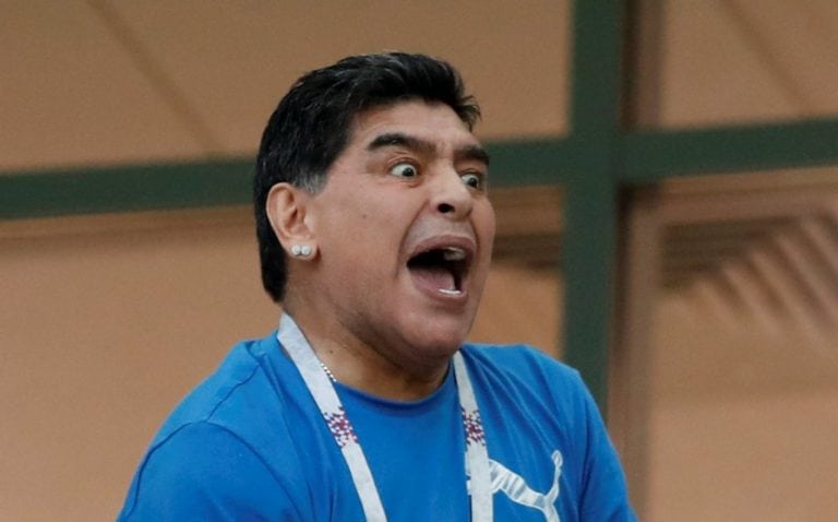 Captan a Maradona ¿Distribuyendo droga?