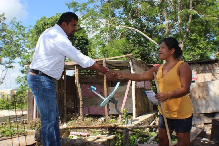Vivienda digna para habitantes de la Zona Continental: Faustino Uicab