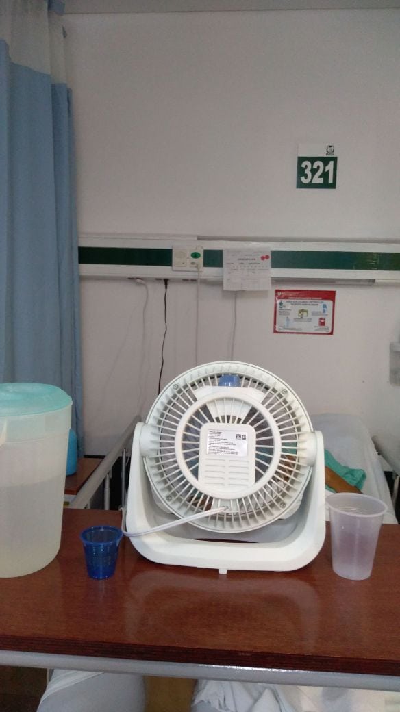 Dejan IMSS a pacientes sin aire acondicionado