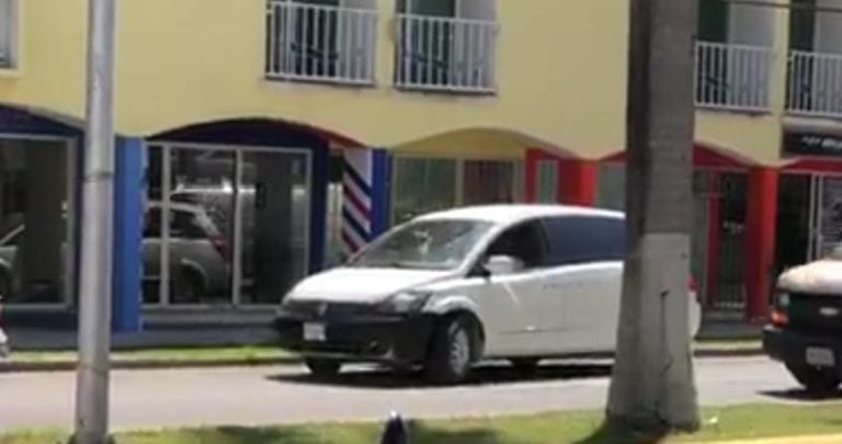 Captan “levantón” en Cozumel