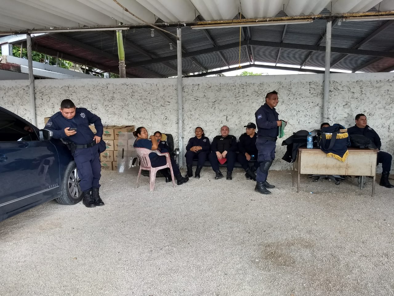 Se van a paro los policías de Carrillo Puerto