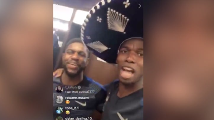 Jugadores de Francia celebran su triunfo “a la mexicana” (Video)