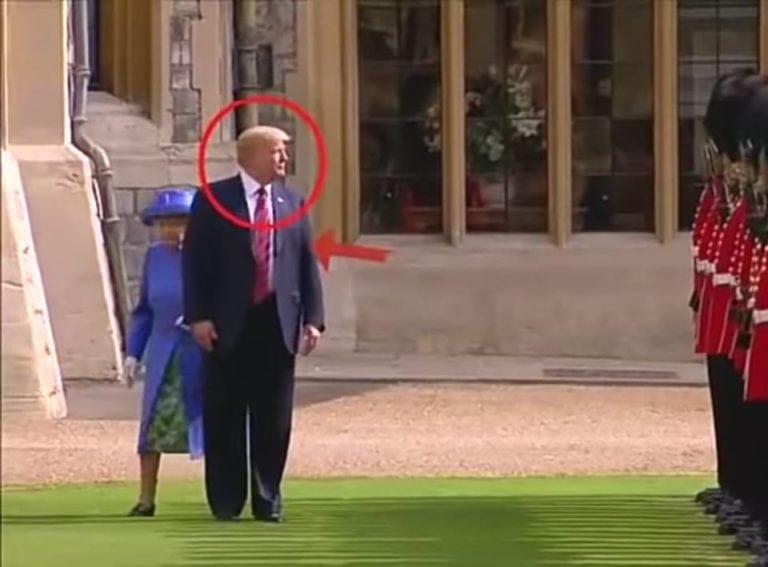 Donald Trump deja en ridículo a la Reina Isabel II