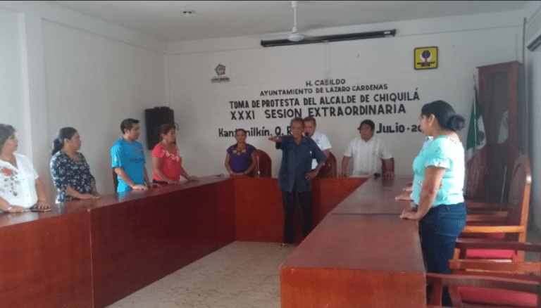 Nombran a suplente como nuevo alcalde de Chiquilá