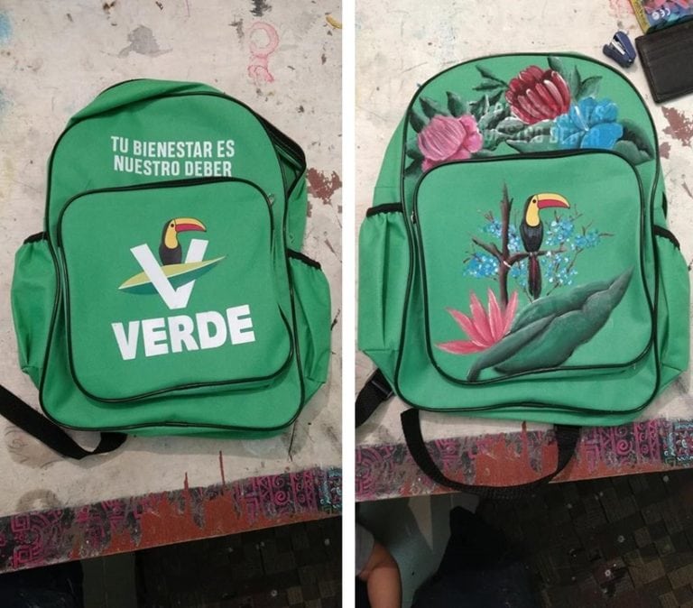 Convierten propaganda política en arte