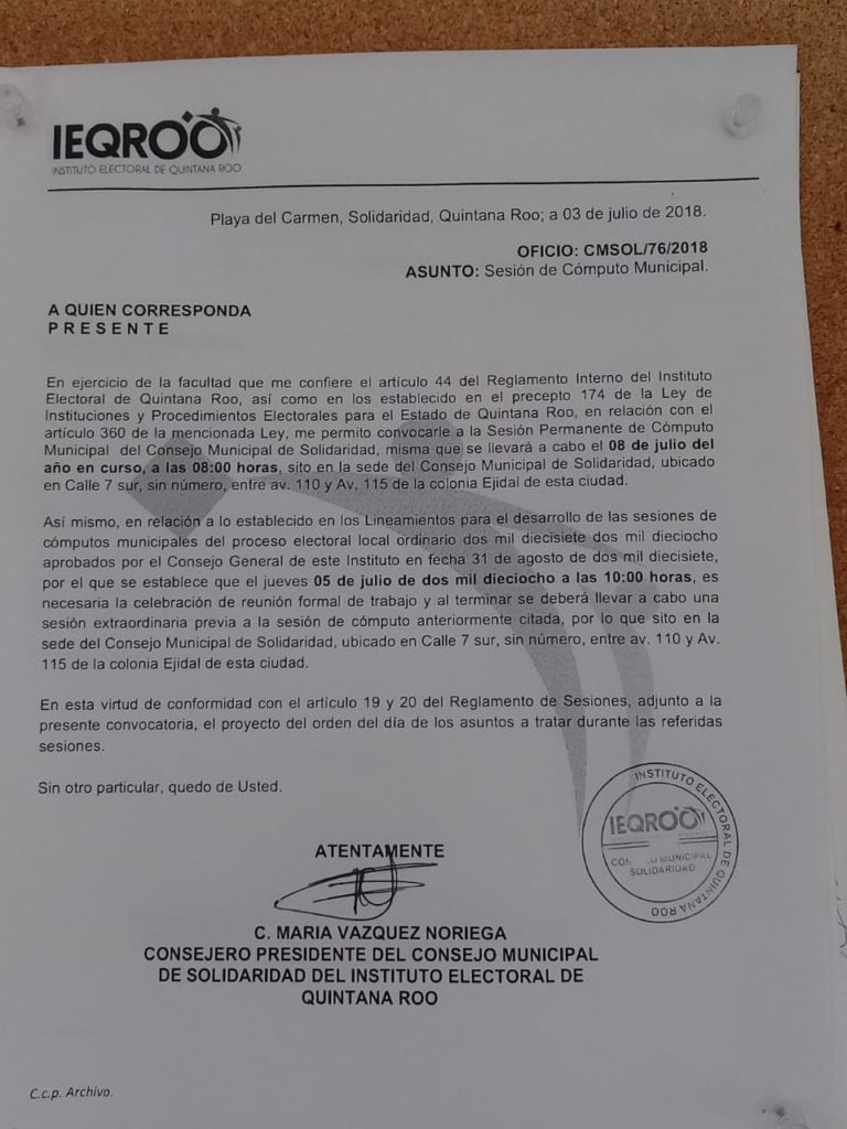 Abrirán 201 de los 324 paquetes electorales de Solidaridad