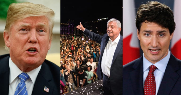 AMLO invitará a Trump y a Trudeau a México