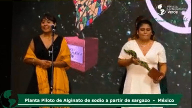 Empresa quintanarroense gana premio “Latinoamérica Verde” por proyecto para procesar sargazo