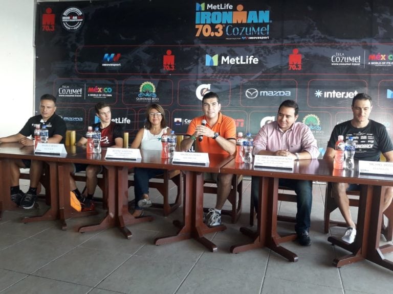 Atletas mundiales contenderán en el MetLife Ironman 70.3 en Cozumel
