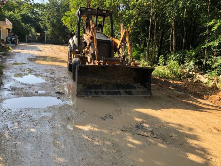 Mejoras de calles en Nuevo Nocbe