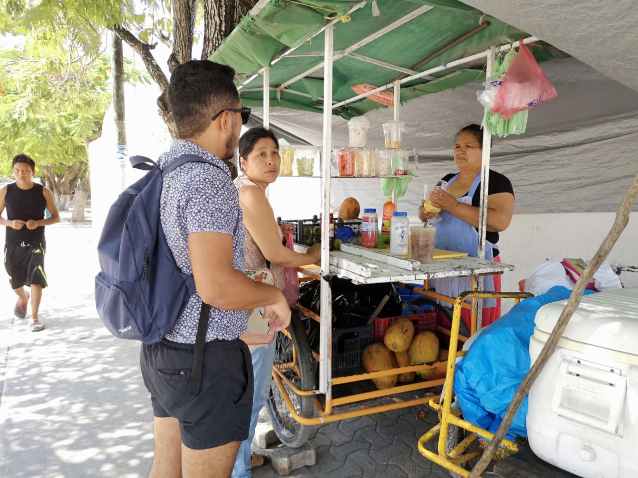 Comercio ambulante y semifijo ordenado en Tulum: Víctor Mas Tah
