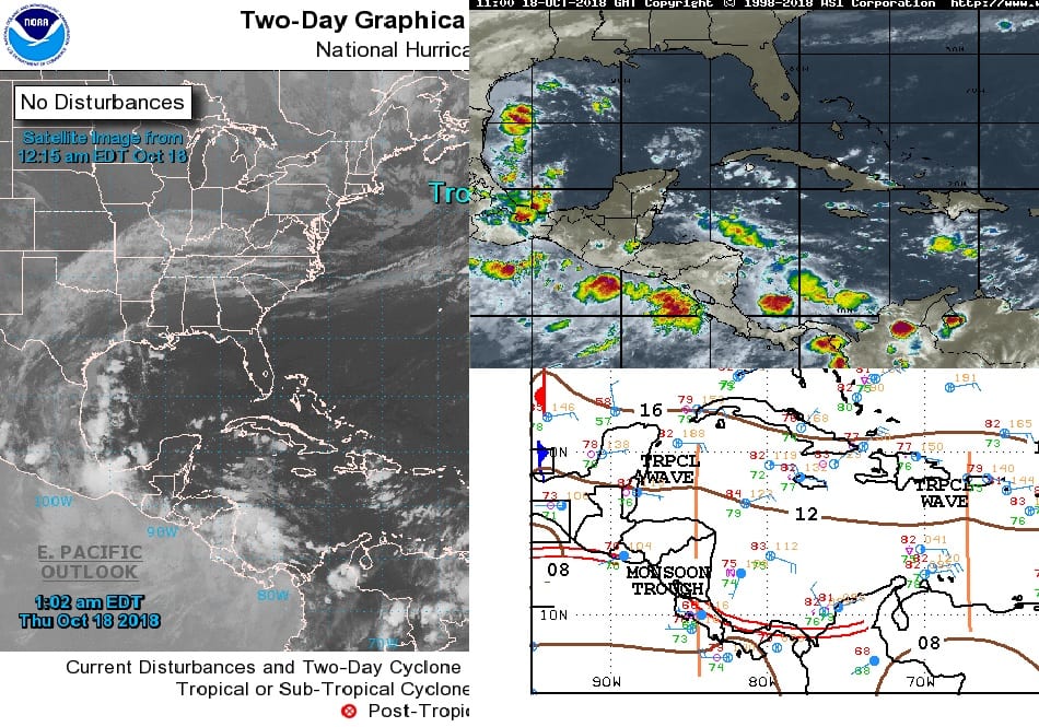 Aire marítimo tropical provocará lluvias y chubascos en Quintana Roo