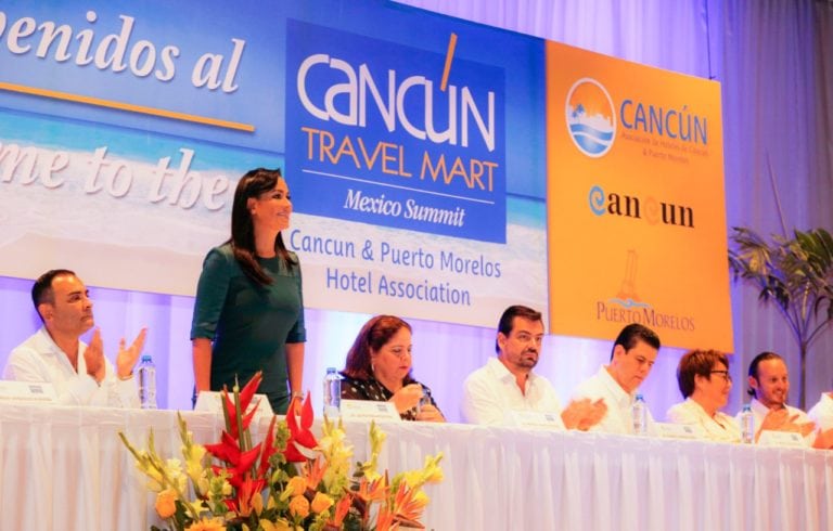 Participa Laura Fernández Piña en la inauguración Cancún Travel Mart 2018