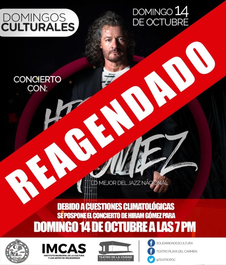 Posponen por Tormenta Tropical “Michael” el concierto de Hiram Gómez