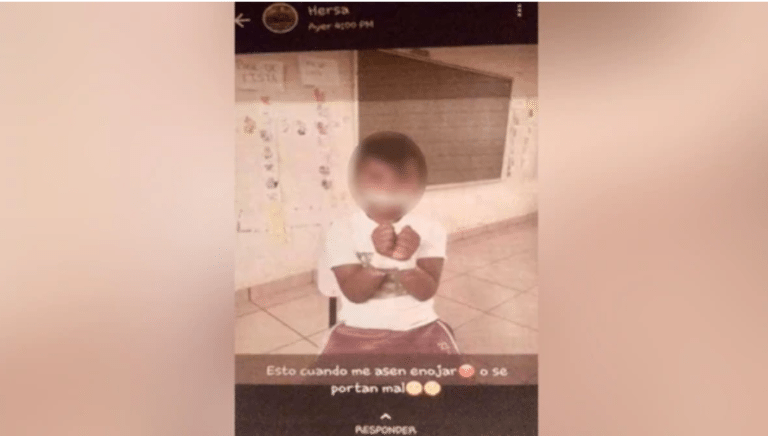 Indigna en redes sociales maestro que amordaza a niño de cinco años