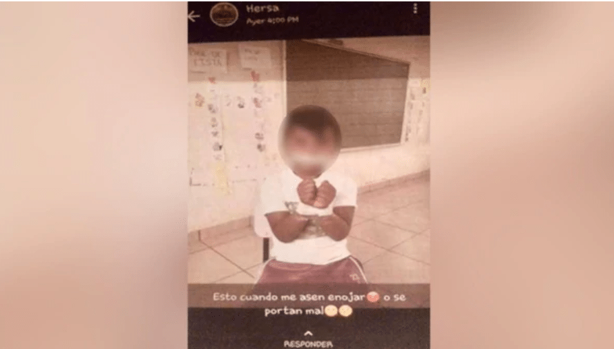 Indigna en redes sociales maestro que amordaza a niño de cinco años