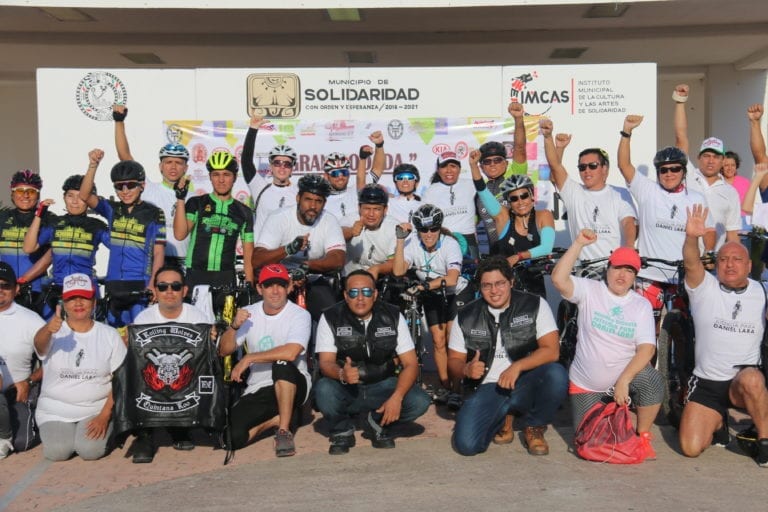 Ciclistas realizan rodada para exigir justicia por Daniel Lara