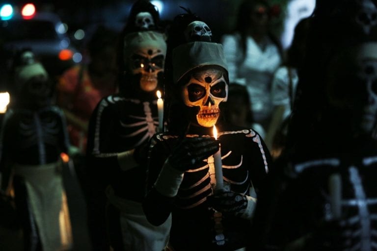 Galería: “Procesión de las animas” en Cozumel; todo un éxito en su primera edición
