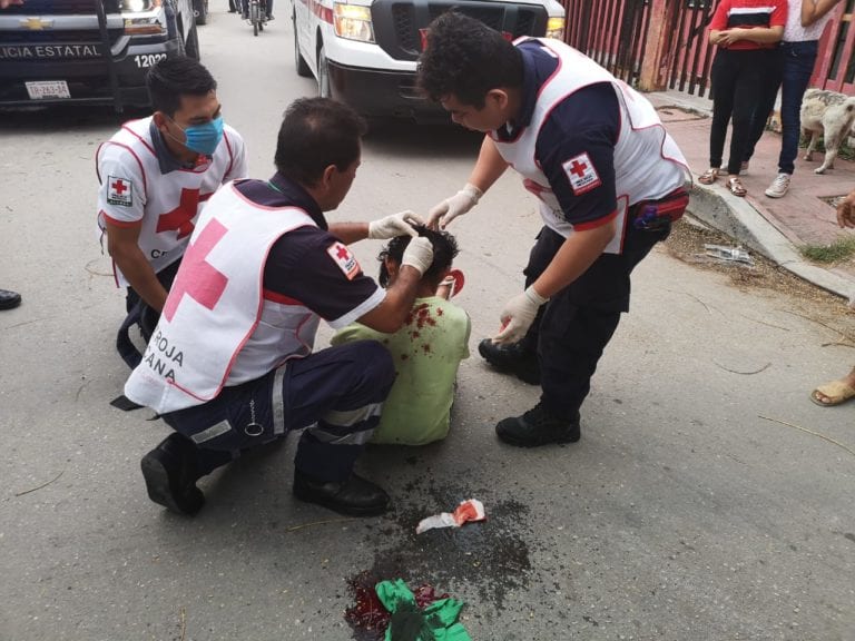 Le rompen la cabeza en riña entre pandilleros en Chetumal