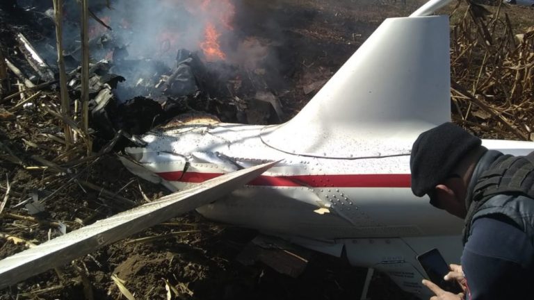 Revelan audios del helicóptero accidentado en Puebla