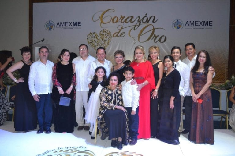 Amexme reconoce a Dalila Allen de Negrón con el “Corazón de Oro”