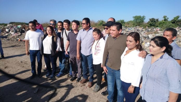 Expertos coreanos visitan el relleno sanitario en Chetumal