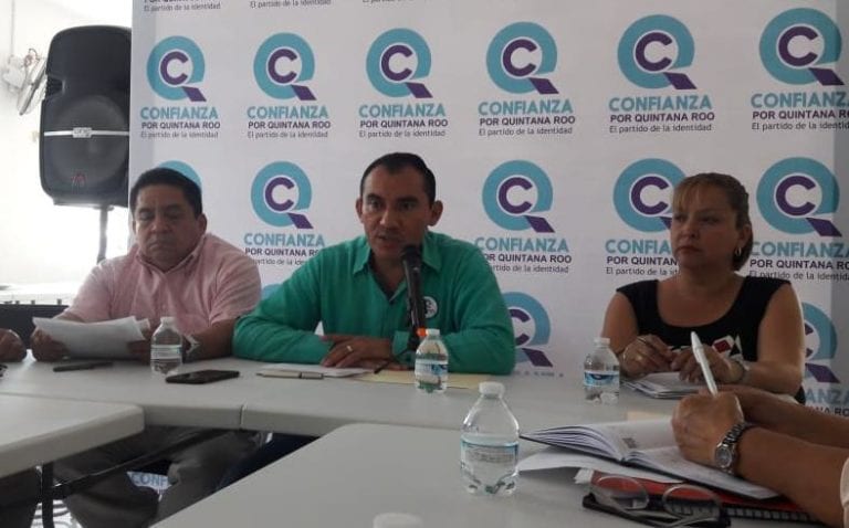 Nombra Confianza por Quintana Roo sus candidatos