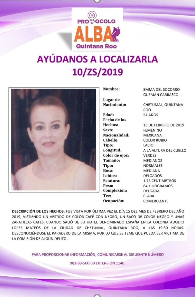 Aparece empresaria chetumaleña con Protocolo Alba