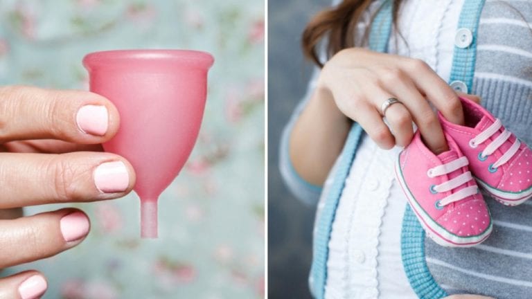 Pareja usa copa menstrual como método anticonceptivo, mujer resulta embarazada