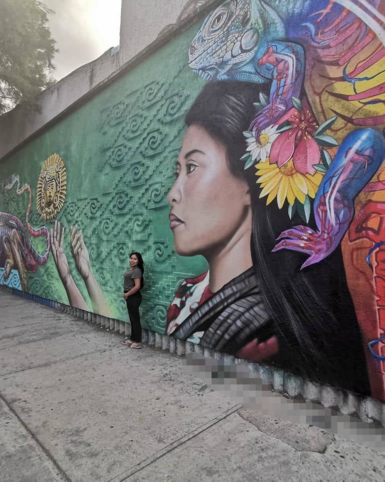 Homenajean a Yalitza Aparicio con enorme mural en CDMX