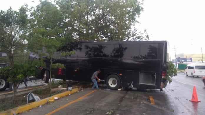 cinco personas lesionadas