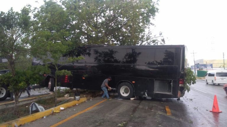 cinco personas lesionadas