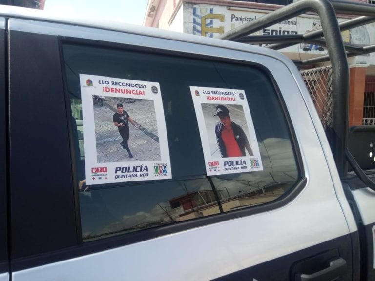 Ponen fotos de ladrones de relojes buscados en patrullas de Cancún