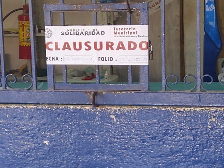 Desmantelan cantina clandestina en Puerto Aventuras