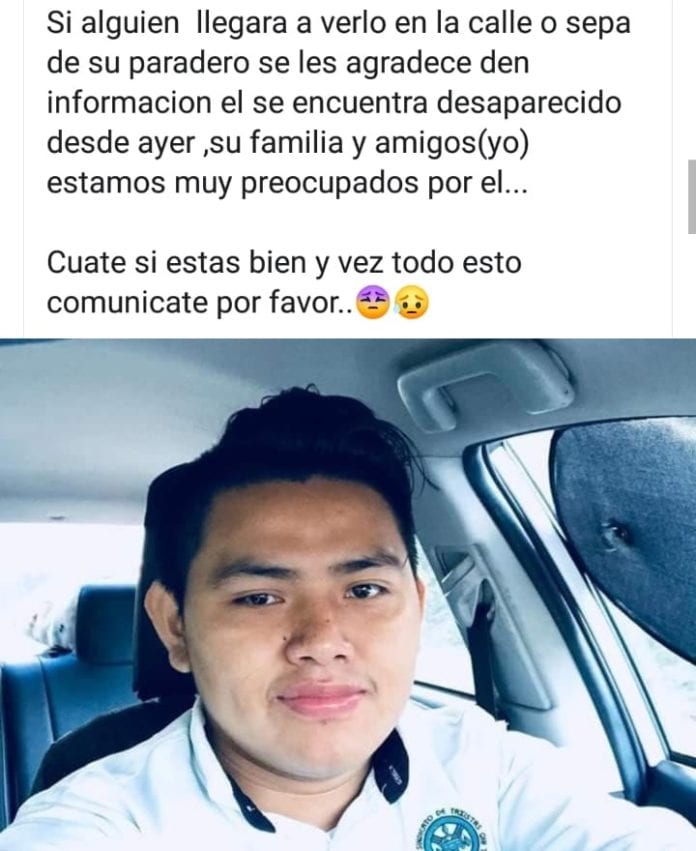 taxista desaparecido