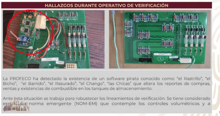 Profeco descubre dispositivo que altera la despachadora para robarte gasolina