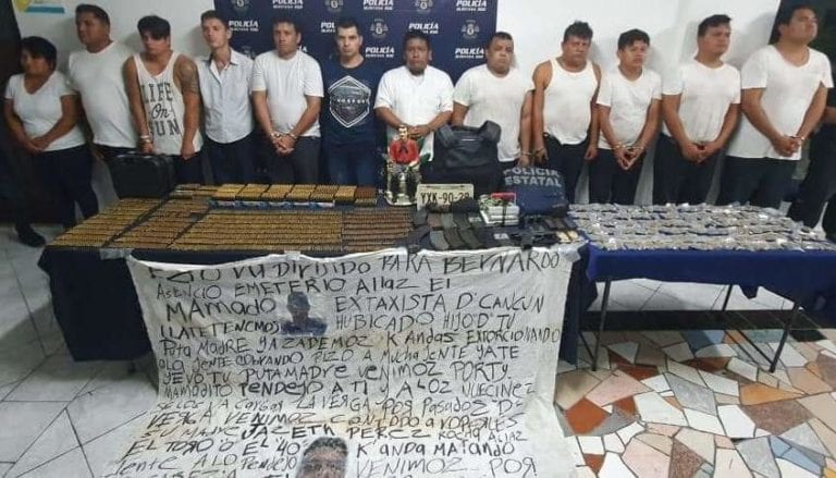 Doce narcotaxistas son detenidos en Cancún