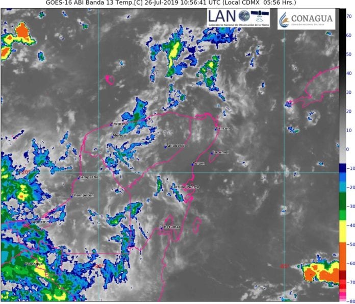 Viernes caluroso con probables lluvias por la tarde