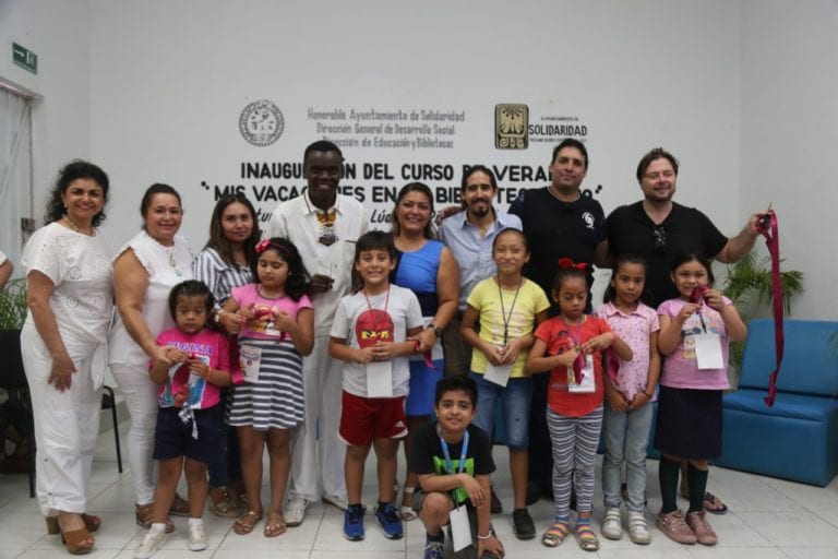 Inicia curso de verano en bibliotecas públicas de Playa del Carmen