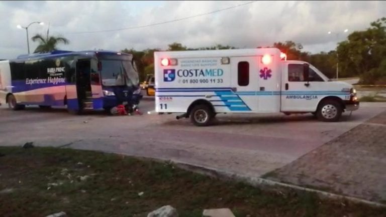 Muere mujer en accidente vehicular, en Playa del Carmen
