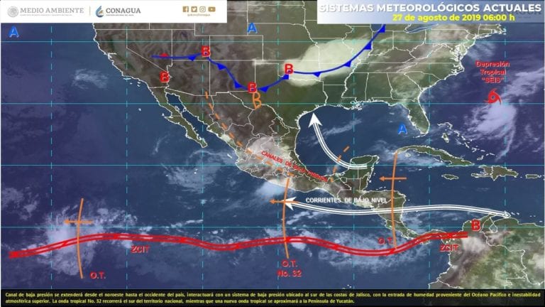 Clima: Onda tropical 33 llegará a Quintana Roo; podría haber lluvias por la tarde