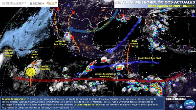 Clima: Onda tropical 24 ingresará a Q. Roo, lo que podría generar lluvias